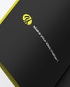 Opened Hardcover Book Mockup