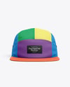 Five Panel Cap Mockup - Front View