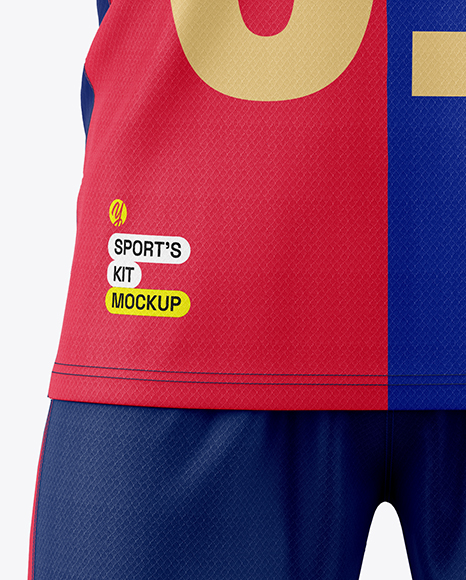 Soccer Kit Mockup - Front View