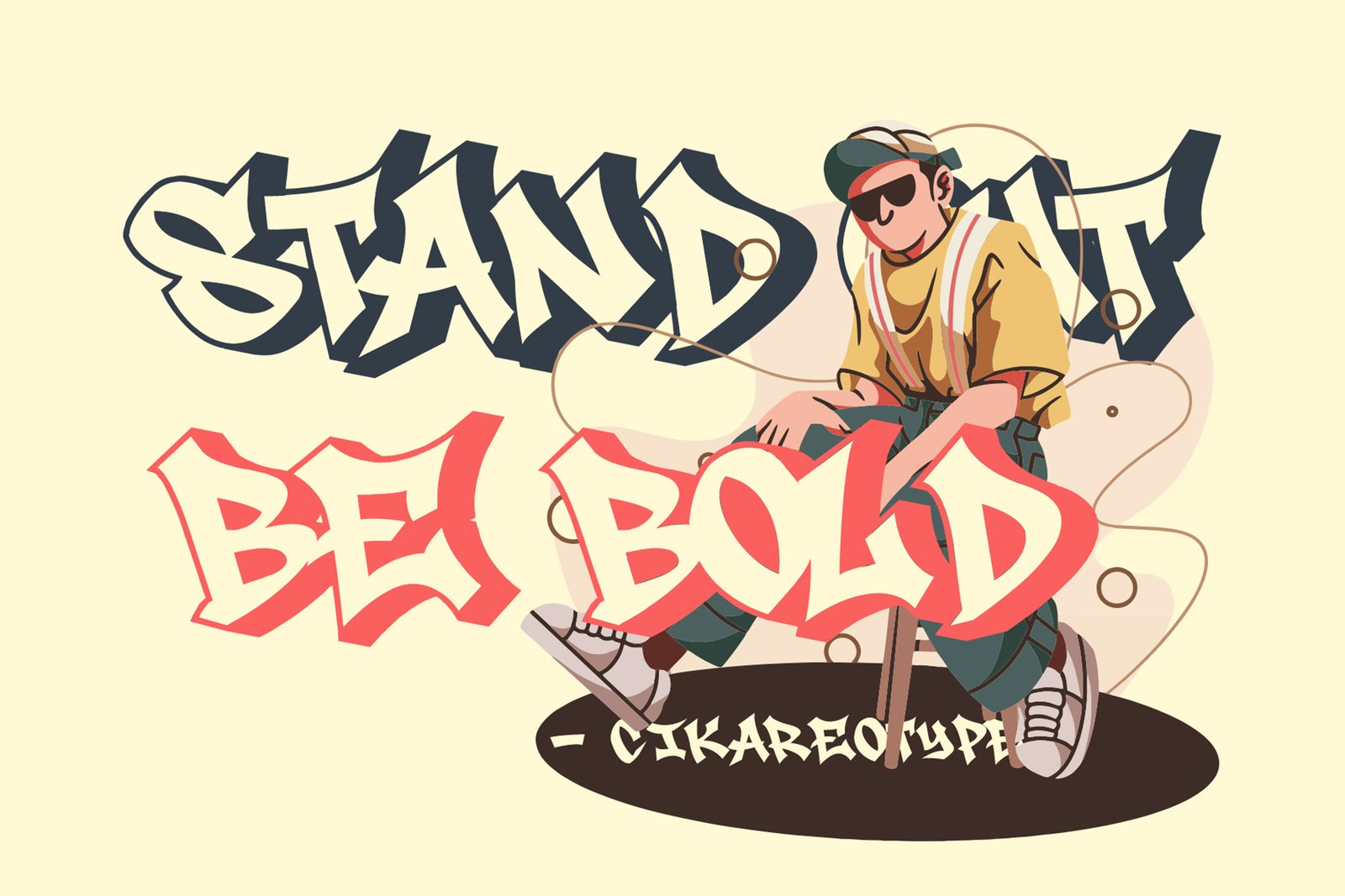 Gunko Street – Bold 3D Graffiti Font