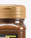 Square Plastic Jar with Ground Cloves Mockup