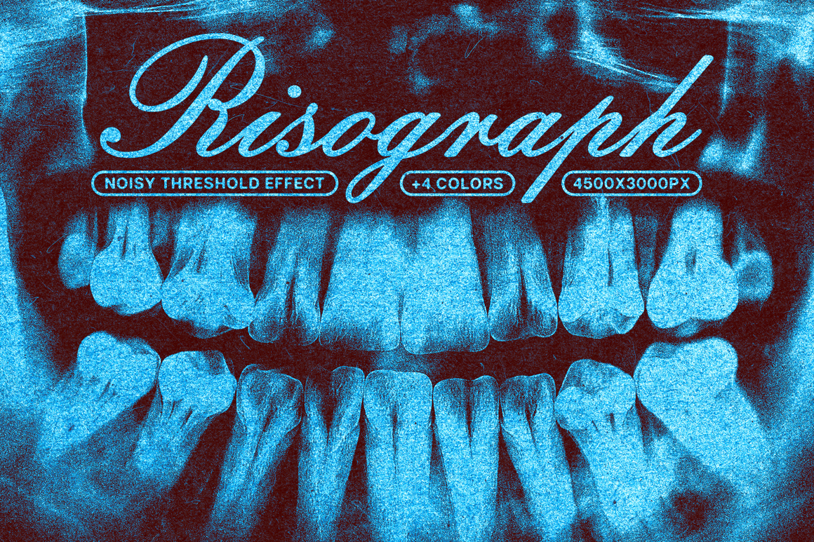 Noise Risoprint Photo Effect