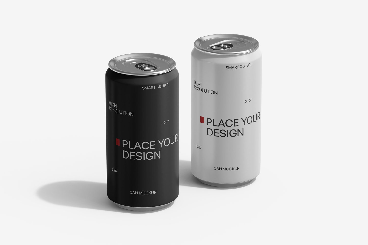 Soda Can Packaging Mockup