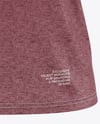 Heather T-Shirt Mockup - Front View