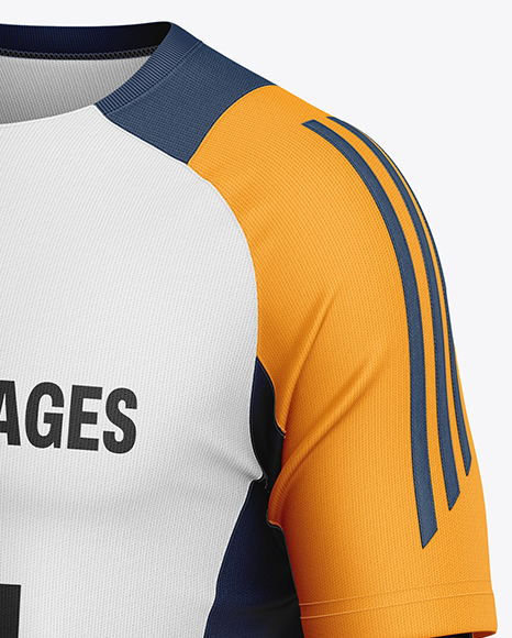 Training Short Sleeve Kit Mockup - Half Side View