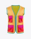 Safety Vest Mockup - Front View