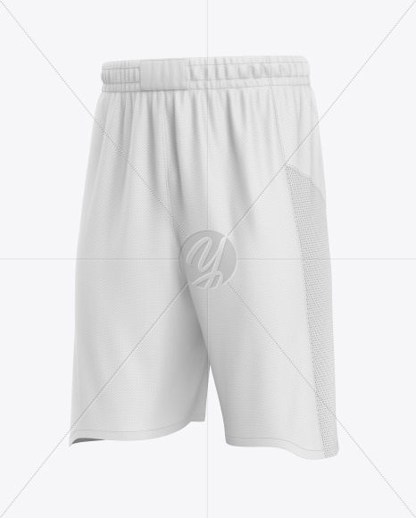 Basketball Shorts Mockup - Half Side View