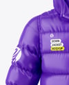 Glossy Down Jacket Mockup