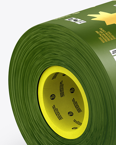 Matte Film Roll Mockup