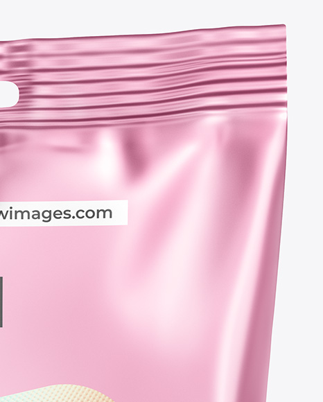 Metallic Snack Package Mockup
