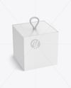Gift Box With Rope Mockup