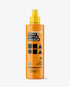Glossy Spray Bottle Mockup