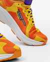 Running Shoes on Women's Legs Mockup