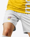 Young Man Wearing Full Soccer Kit Mockup