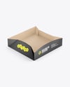 Kraft Paper Food Tray Mockup