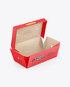 Kraft Paper Food Box Mockup