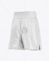 Boxing Shorts Mockup - Half Side View