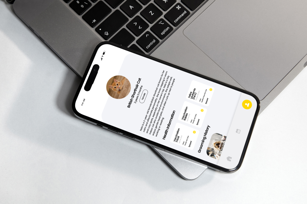 Pawte – Pet Grooming App Design Template