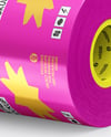 Metallic Film Roll Mockup