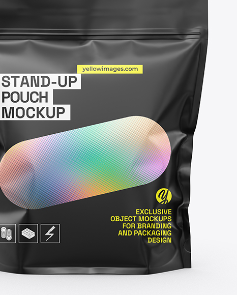 Matte Stand-up Pouch Mockup