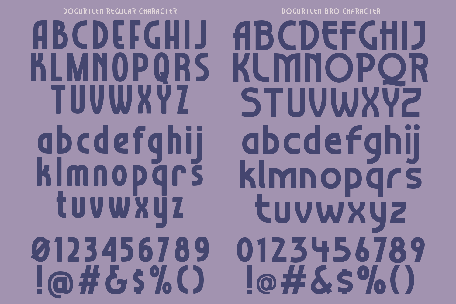 Dogurtlen Art Deco Font
