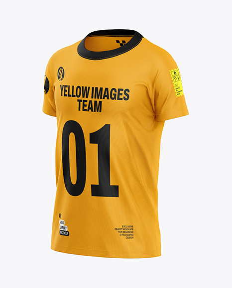 Kids Soccer Jersey Mockup