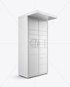 Pick Up Locker Mockup - Half Side View