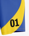 Soccer Kit Mockup - Back Half Side View