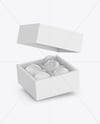Carton Box with Chocolates Mockup