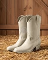 Pair of Women's Cowboy Boots Mockup