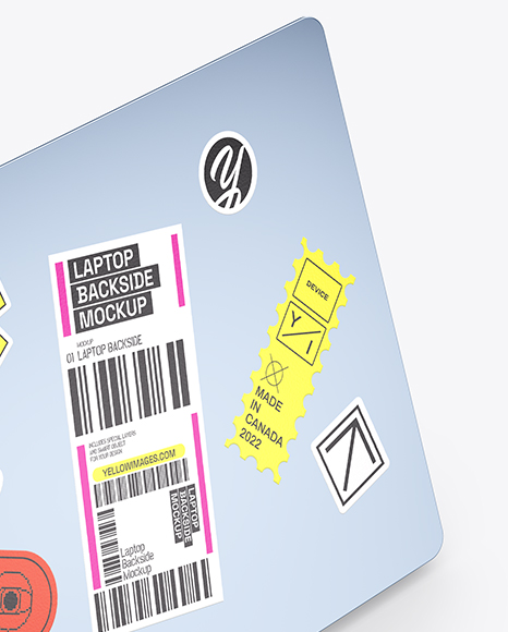 Laptop Backside Mockup