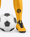 Kids Soccer Kit w/ Mannequin Mockup - Front View