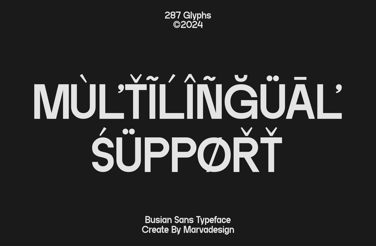 Busian Font