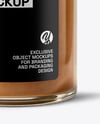 Glass Jar with Cinnamon Powder Mockup