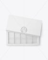 Box of Chocolate Sweets Mockup