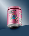 Textured Aluminium Drink Can Mockup