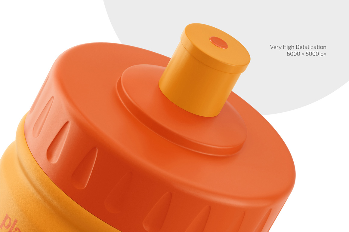 Sport Water Bottle Mockup Set