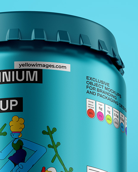 Aluminium Drink Can Mockup