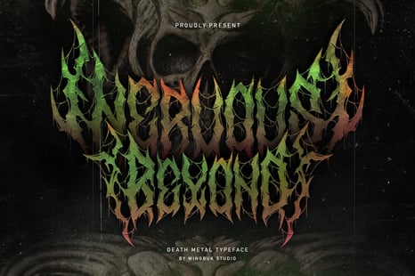 Nervous Beyond | Metal Font - Creative Store