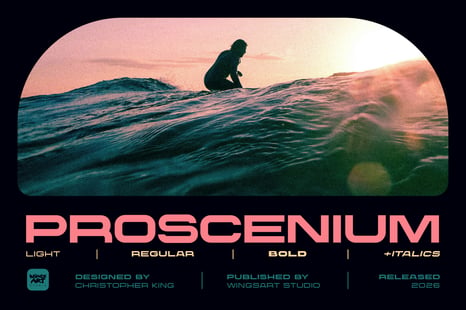 Proscenium - A Wide Sans-Serif Font Designed for Cinema - Fonts