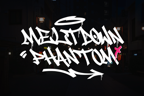 Meltdown Phantom – Urban Drip Graffiti Font