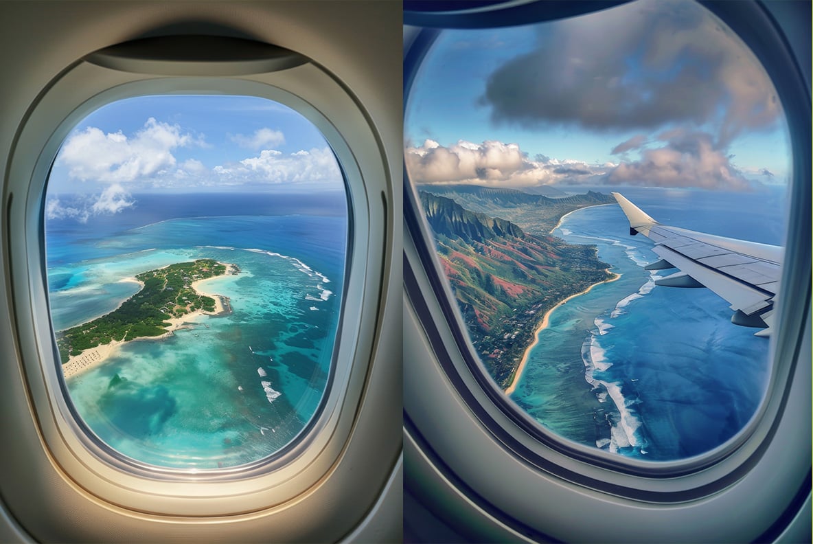 Airplane windows