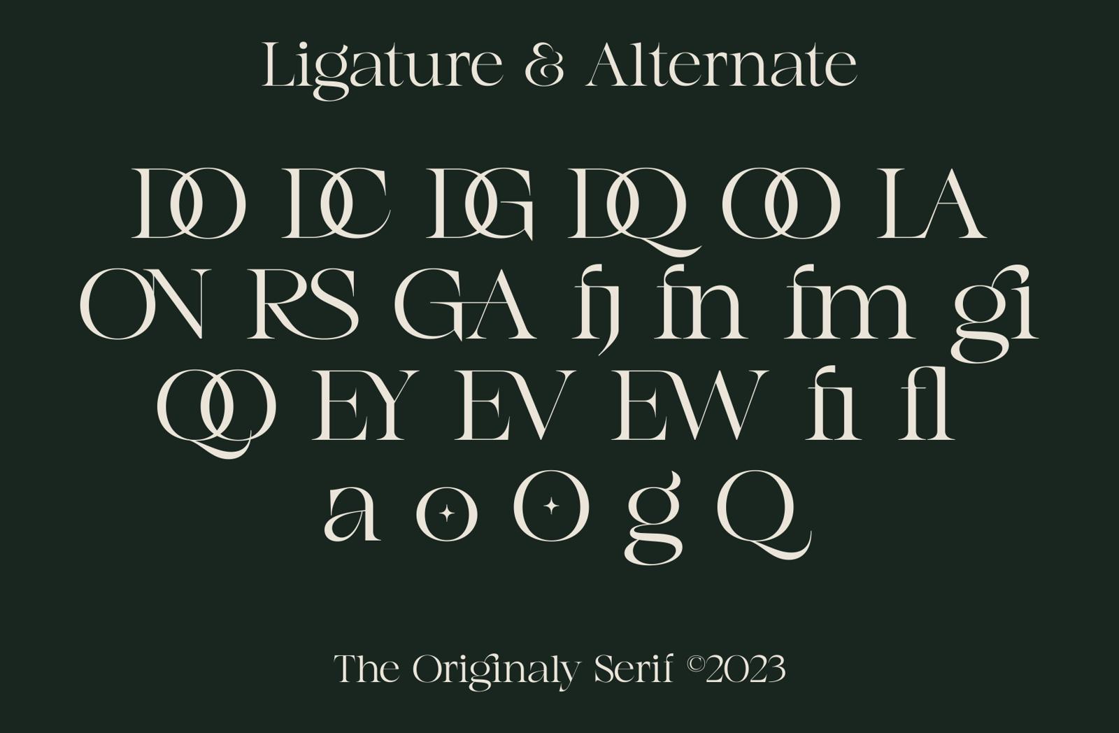 Agista Display Font