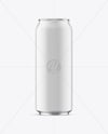 Aluminium Drink Can with Matte Finish Mockup