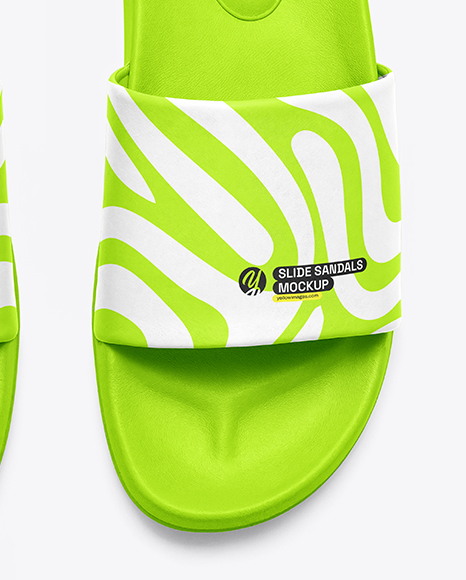 Slide Sandals Mockup