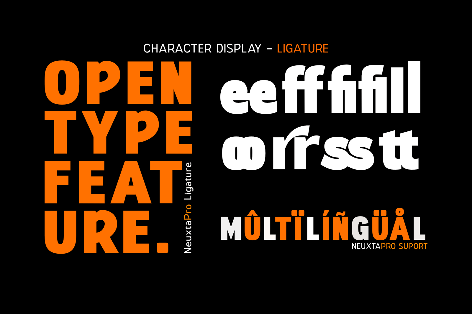 NeuxtaPro - a modern sans serif typeface