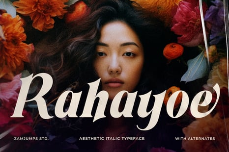 Rahayoe Font - Italic fonts elegant