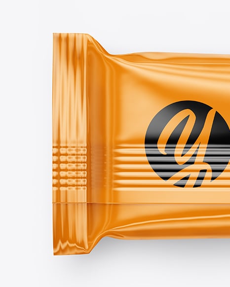 Glossy Snack Package Mockup