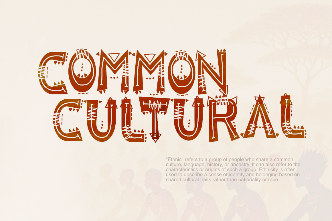 Ethnic Font