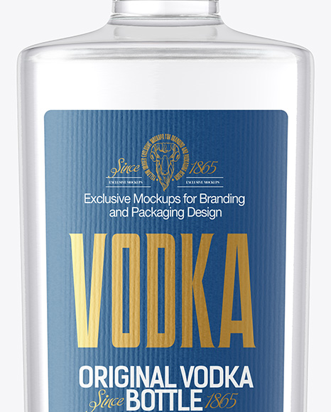 Vodka Bottle Mockup